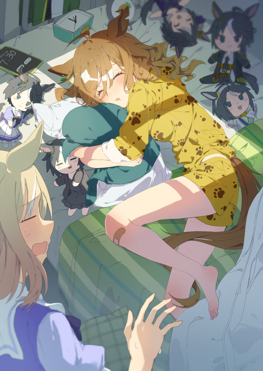 This is a pixiv picture whose title is 朝寝坊ﾎﾟｯｹちゃん☀️🌴.