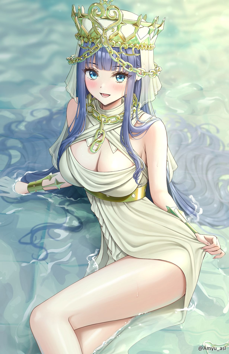 This is a pixiv picture whose title is Ouro Kronii.