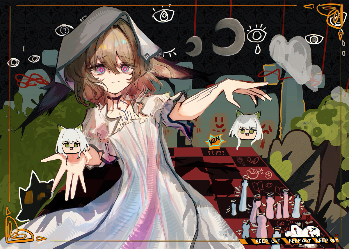 This is a pixiv picture whose title is 终幕与怜爱.