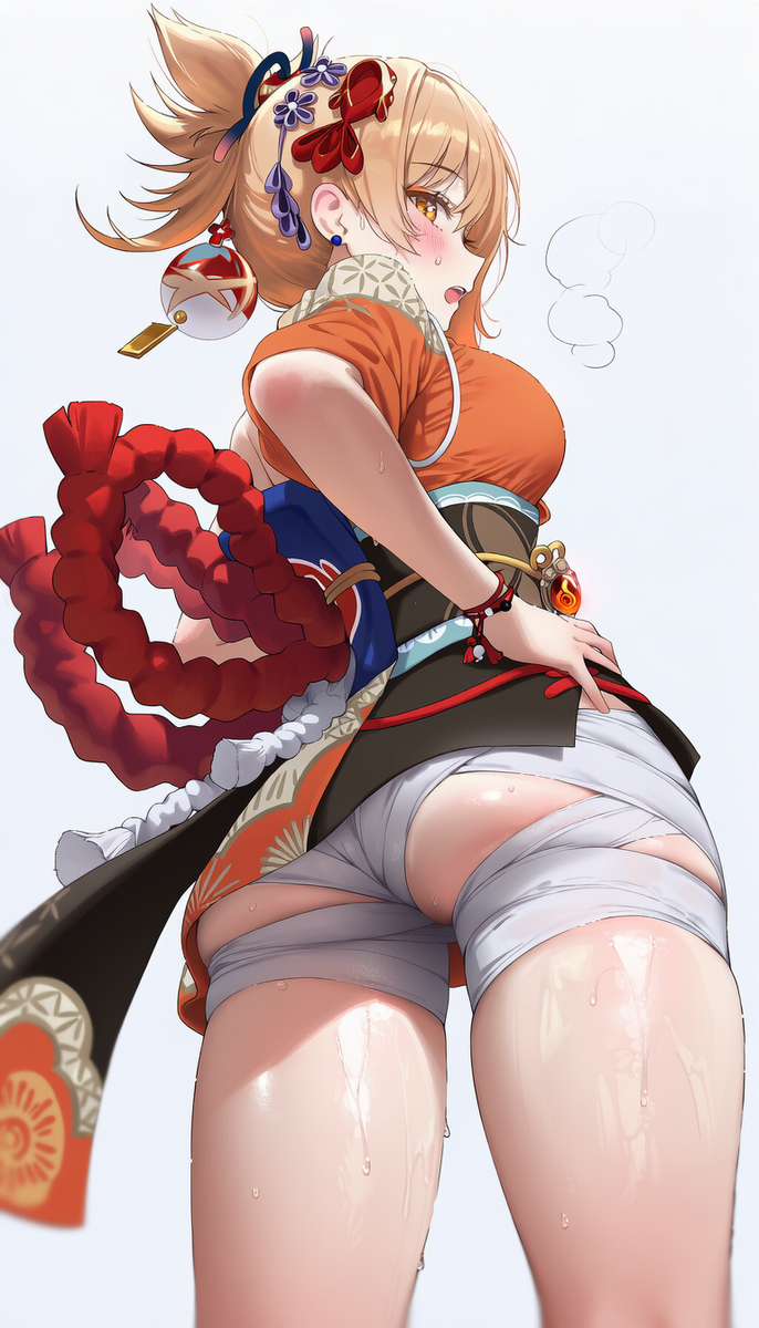 This is a pixiv picture whose title is 宵宮 お尻.
