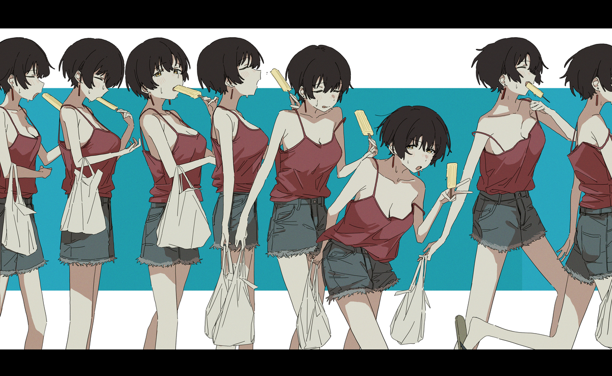 This is a pixiv picture whose title is 無題.