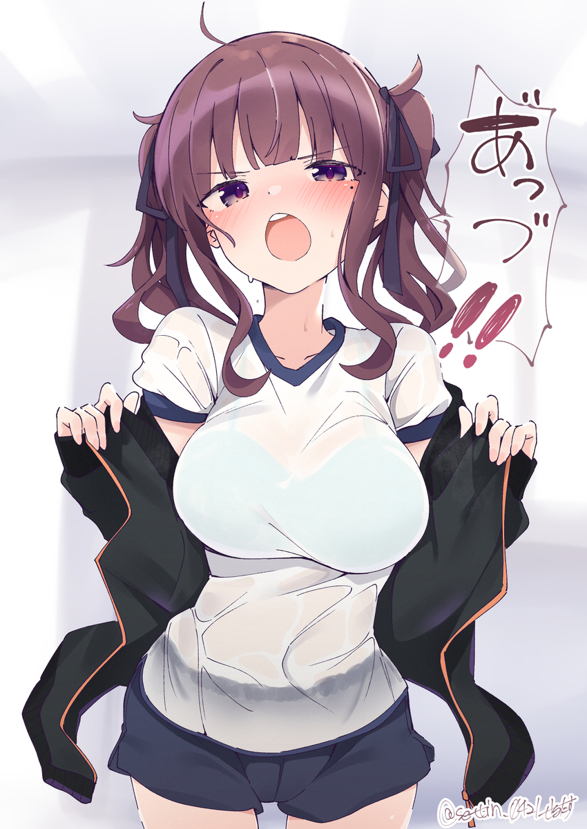 This is a pixiv picture whose title is 体育の後.