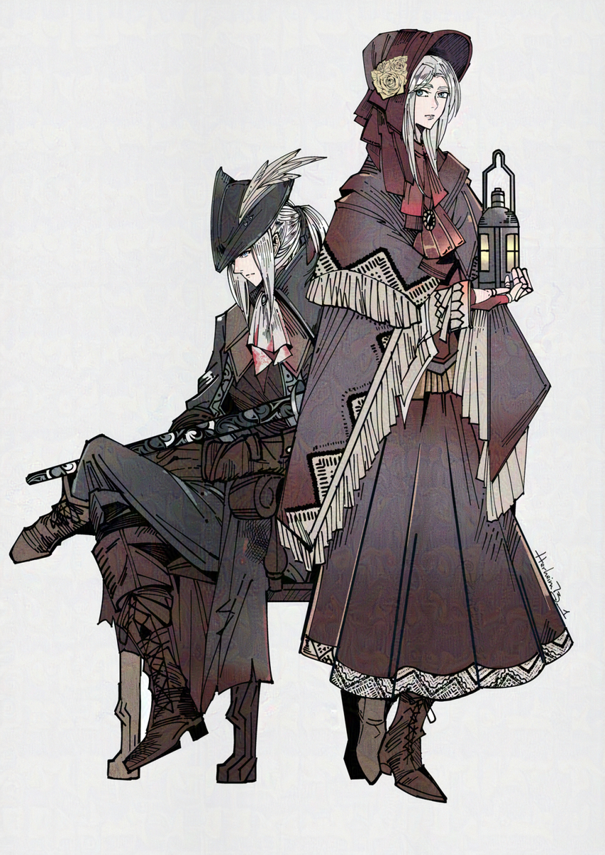 This is a pixiv picture whose title is Doll & Lady Maria of the Astral.