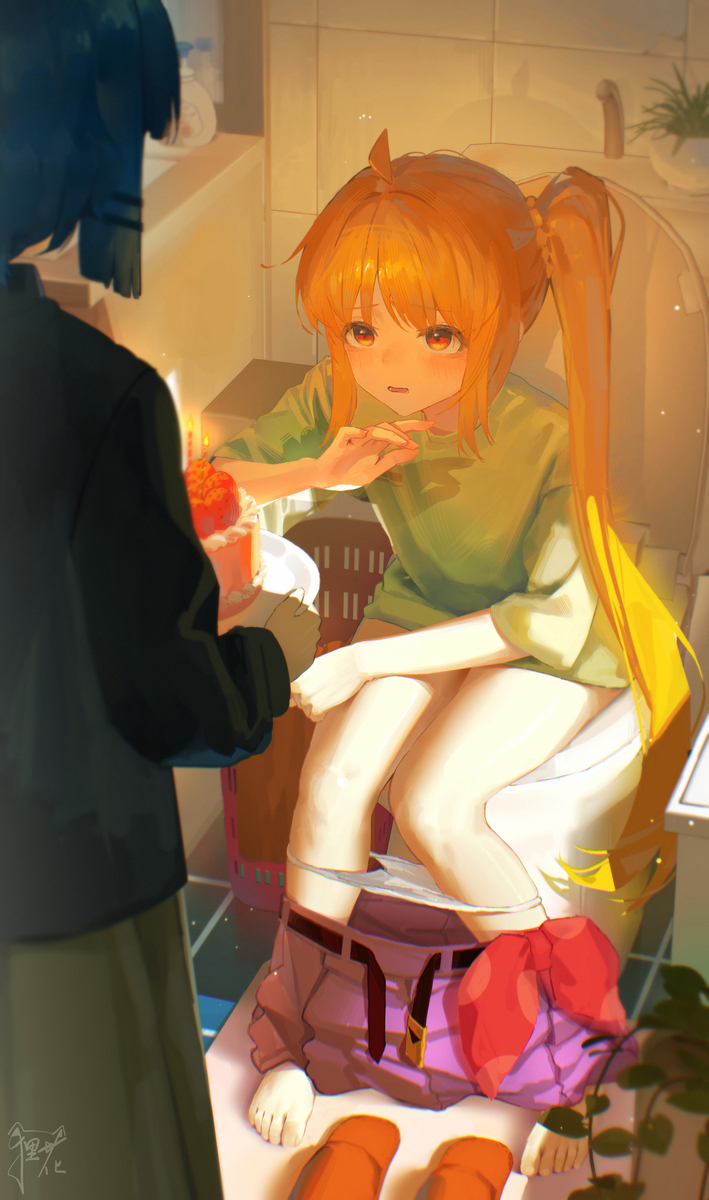 This is a pixiv picture whose title is 求也没用.