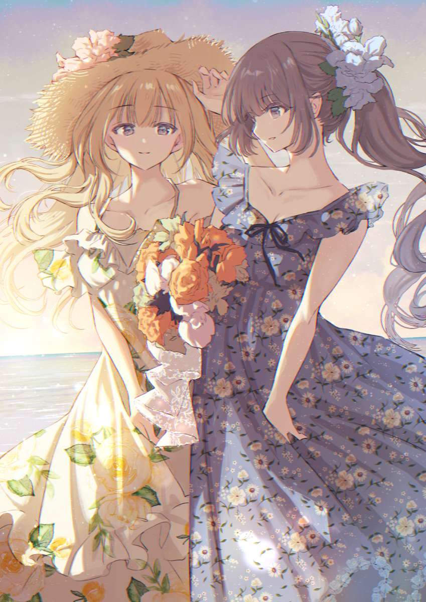 This is a pixiv picture whose title is サマードレス.