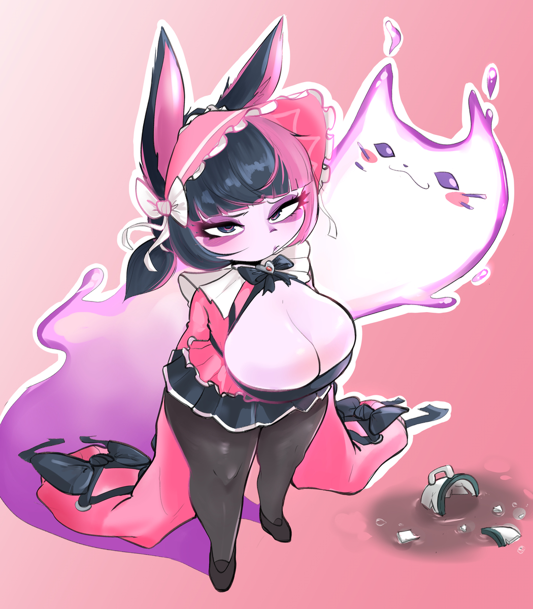 This is a pixiv picture whose title is 미니 카페 귀염둥이 벡스.