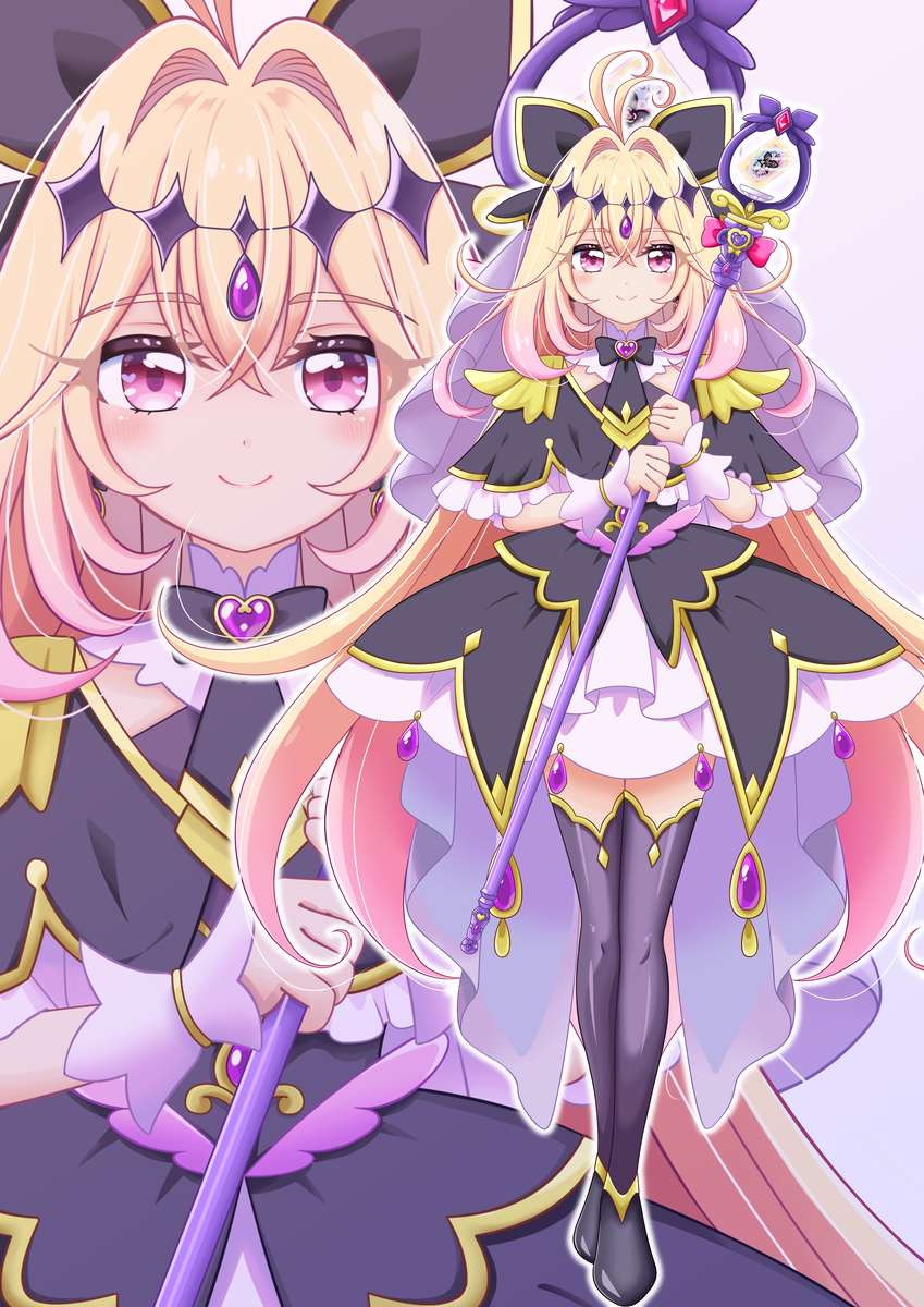 This is a pixiv picture whose title is 個人用 キュアアルカナ・シャドウ.