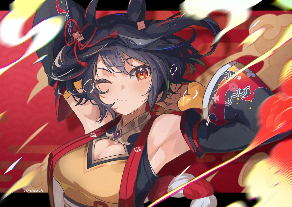 This is a pixiv picture whose title is キタちゃん.