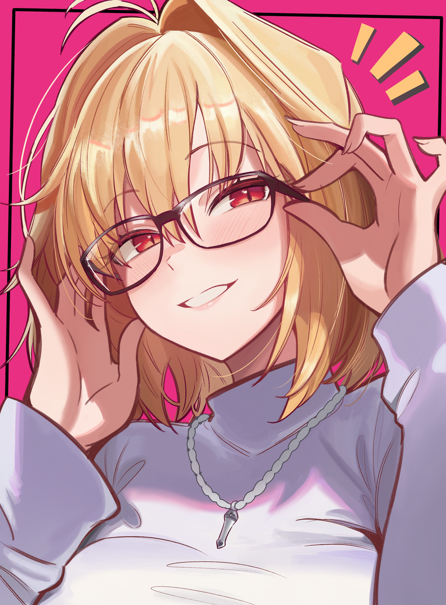 This is a pixiv picture whose title is Glasses Arc + doodles.