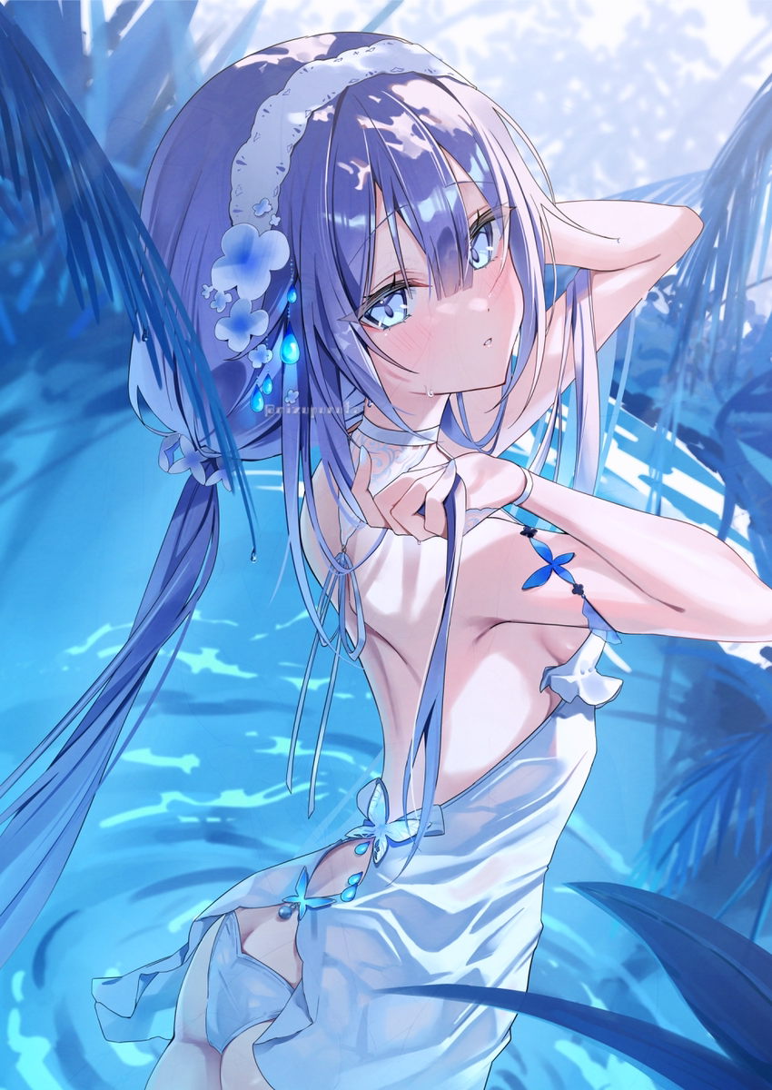 This is a pixiv picture whose title is 💧͛💠.