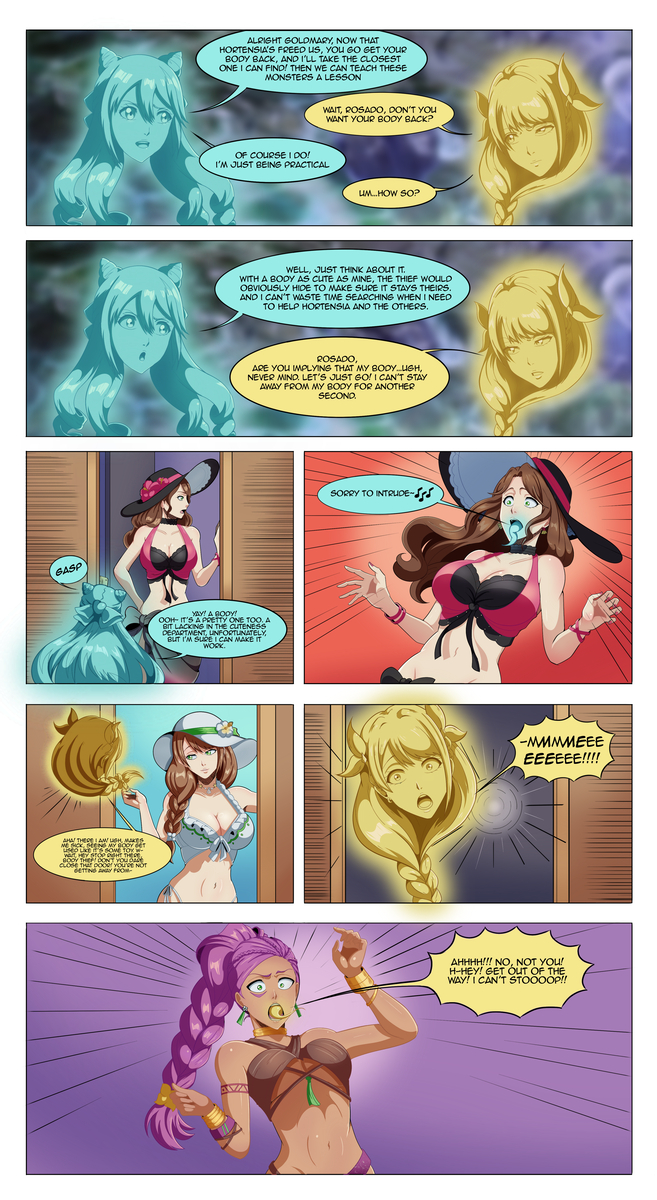 This is a pixiv picture whose title is Spooky Island Soul Surprise.