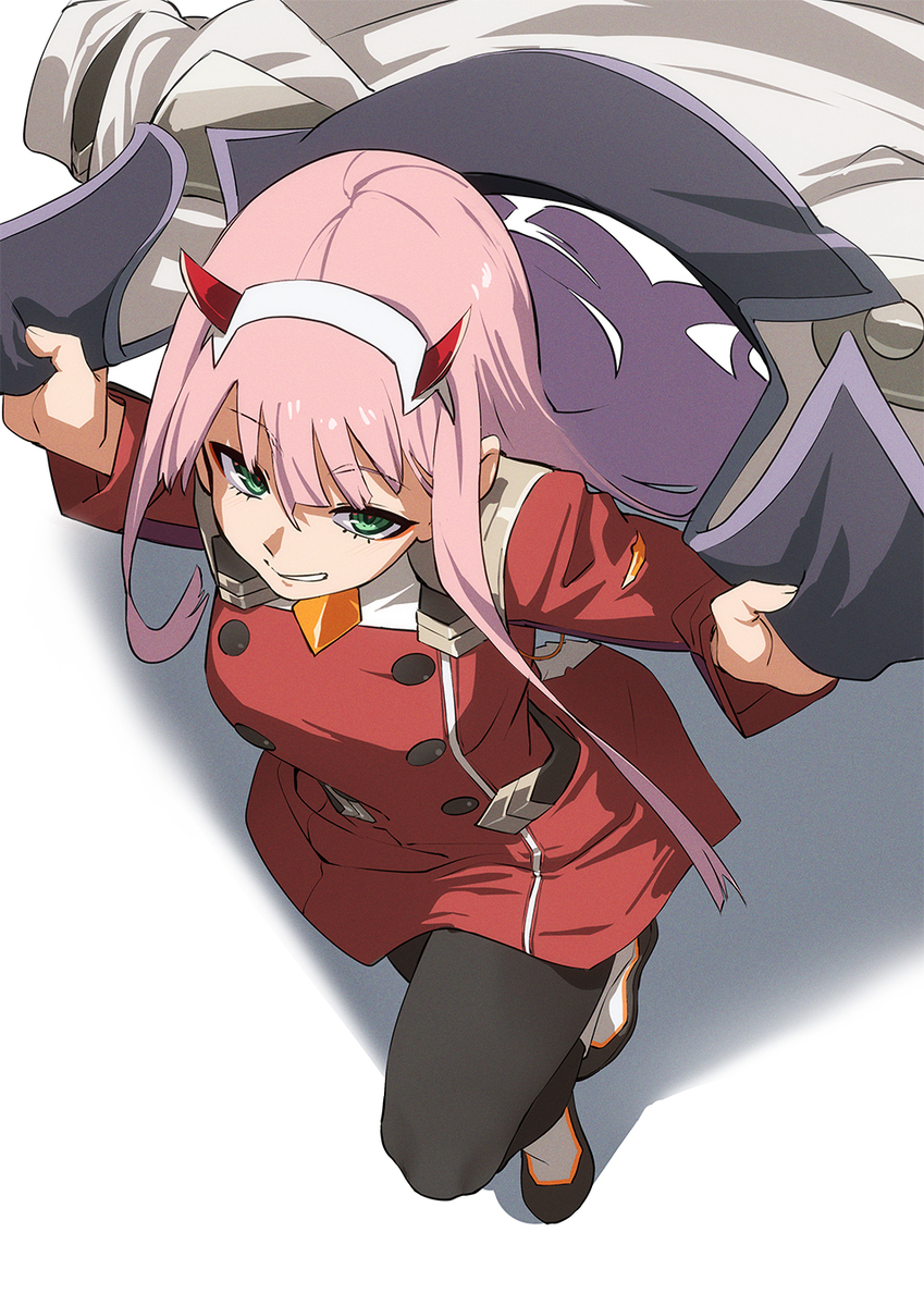 This is a pixiv picture whose title is ゼロツー.