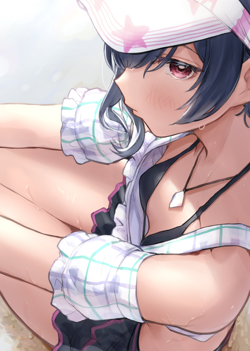 This is a pixiv picture whose title is 水着凛世ちゃん！！！！.