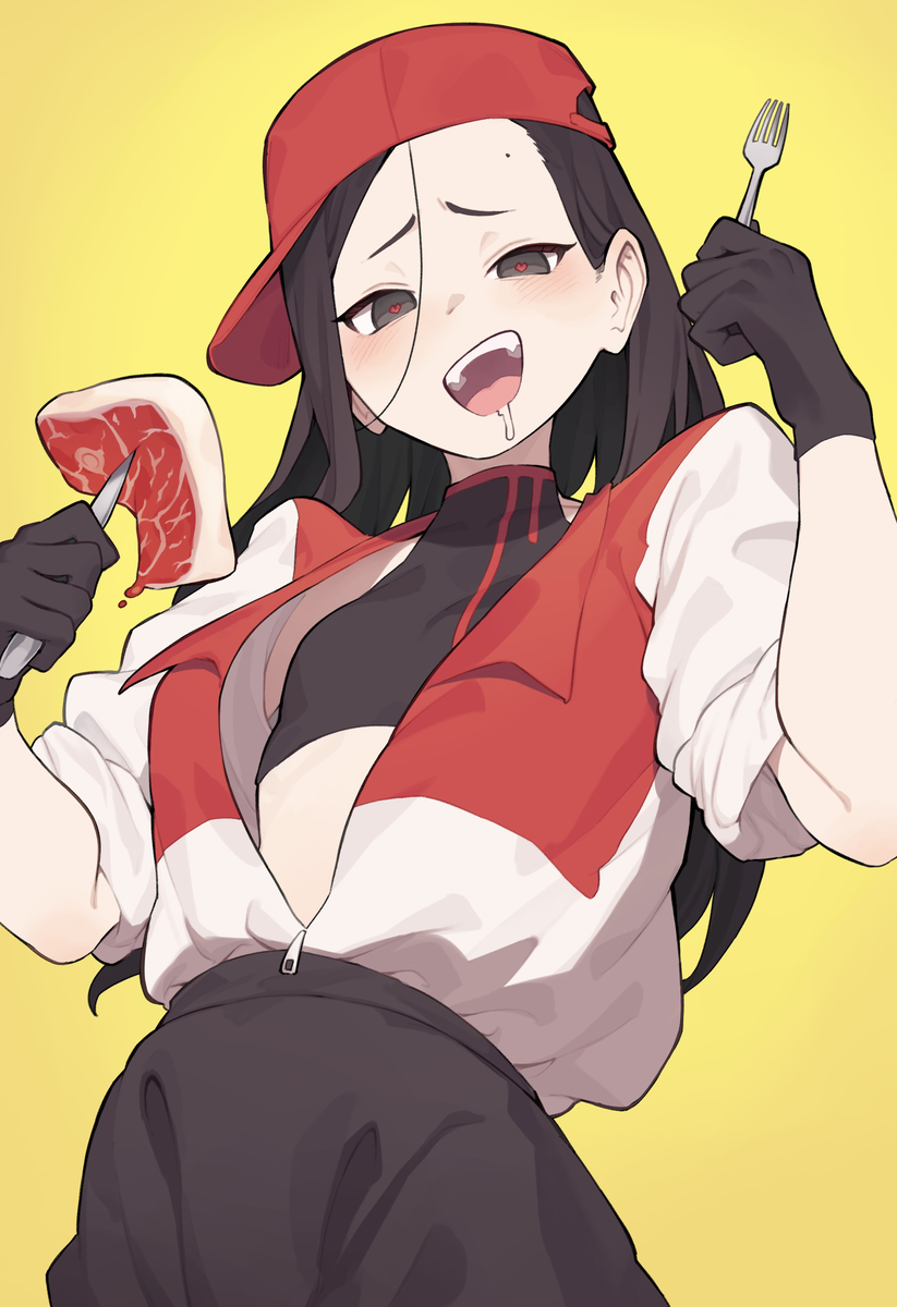 This is a pixiv picture whose title is 🥩BUTCHER VANITY🍴.