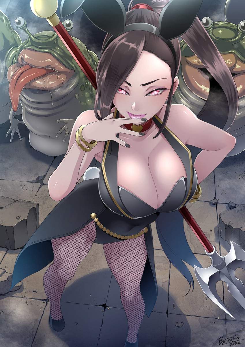 This is a pixiv picture whose title is 呪われしマルティナおねえちゃん.