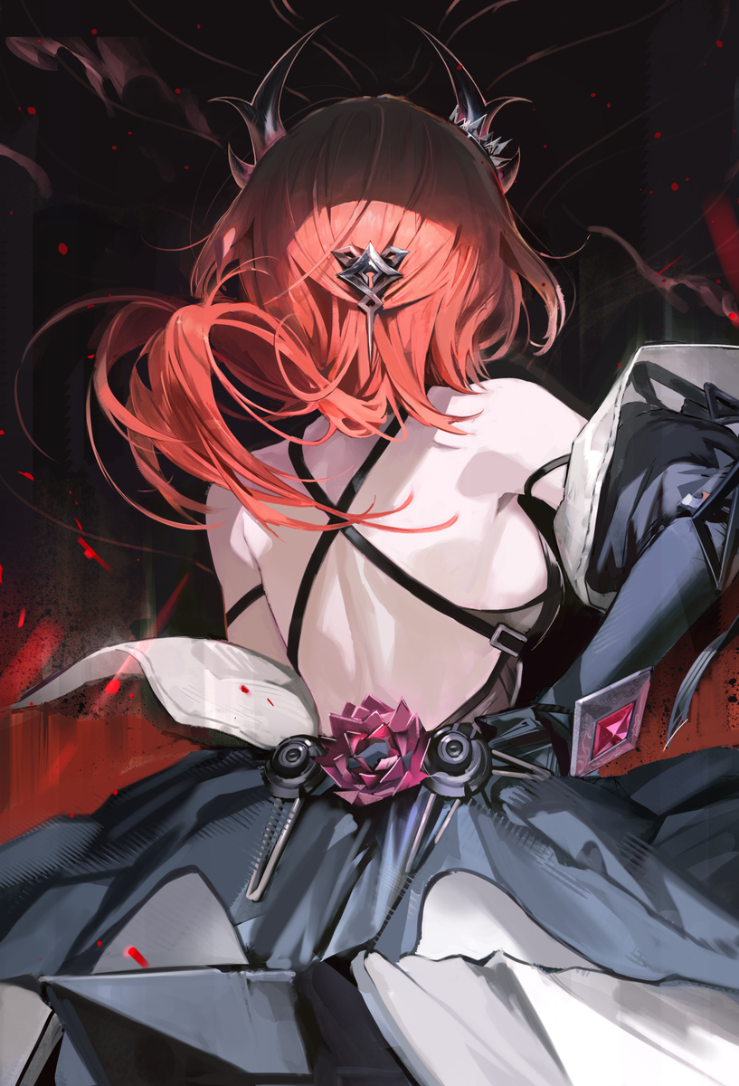 This is a pixiv picture whose title is Laevatain.