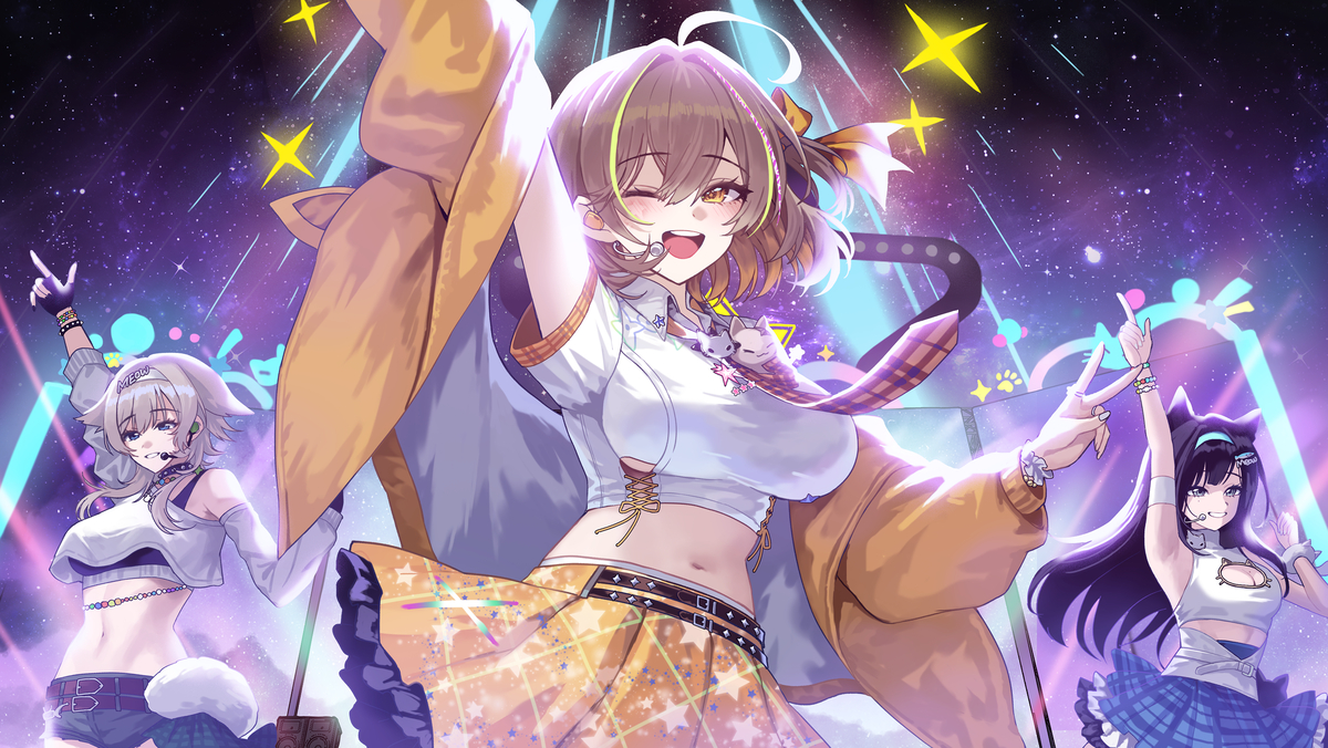 This is a pixiv picture whose title is Be My Star🌟.