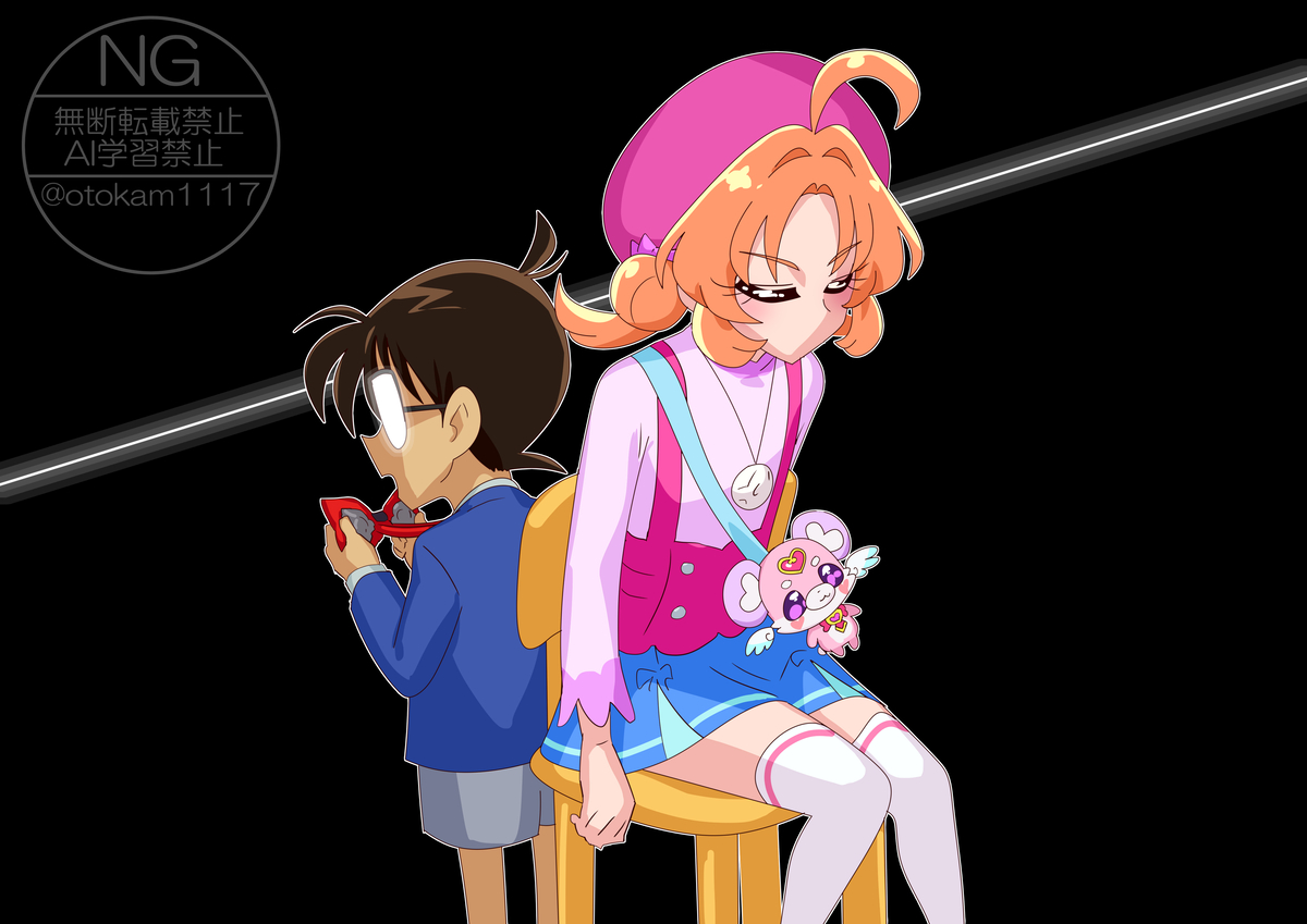 This is a pixiv picture whose title is 共演(アッセンブル).