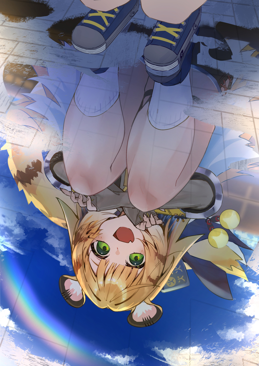 This is a pixiv picture whose title is 雨上がり.