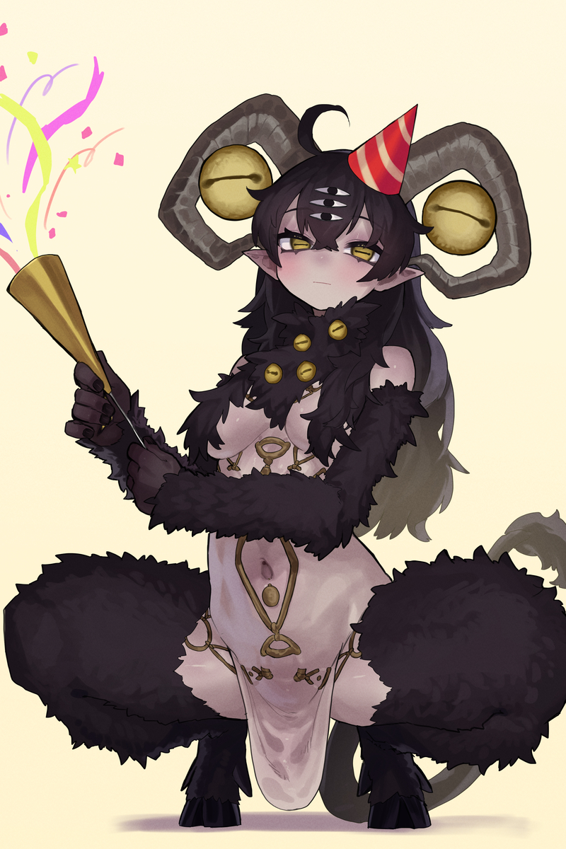 This is a pixiv picture whose title is 一周年記念リブラちゃん.