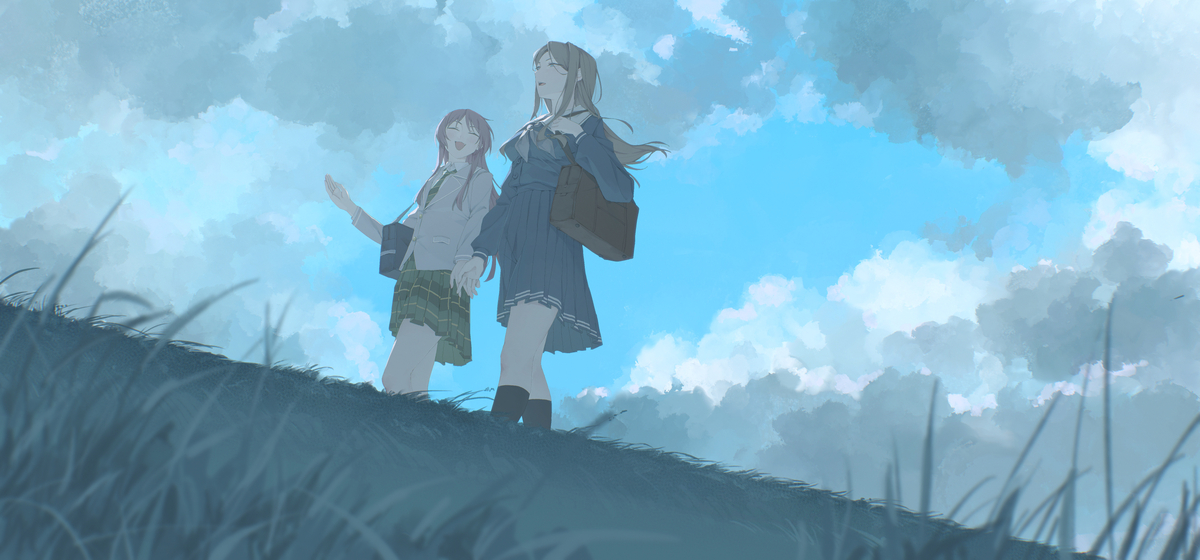 This is a pixiv picture whose title is 青色的誓言.