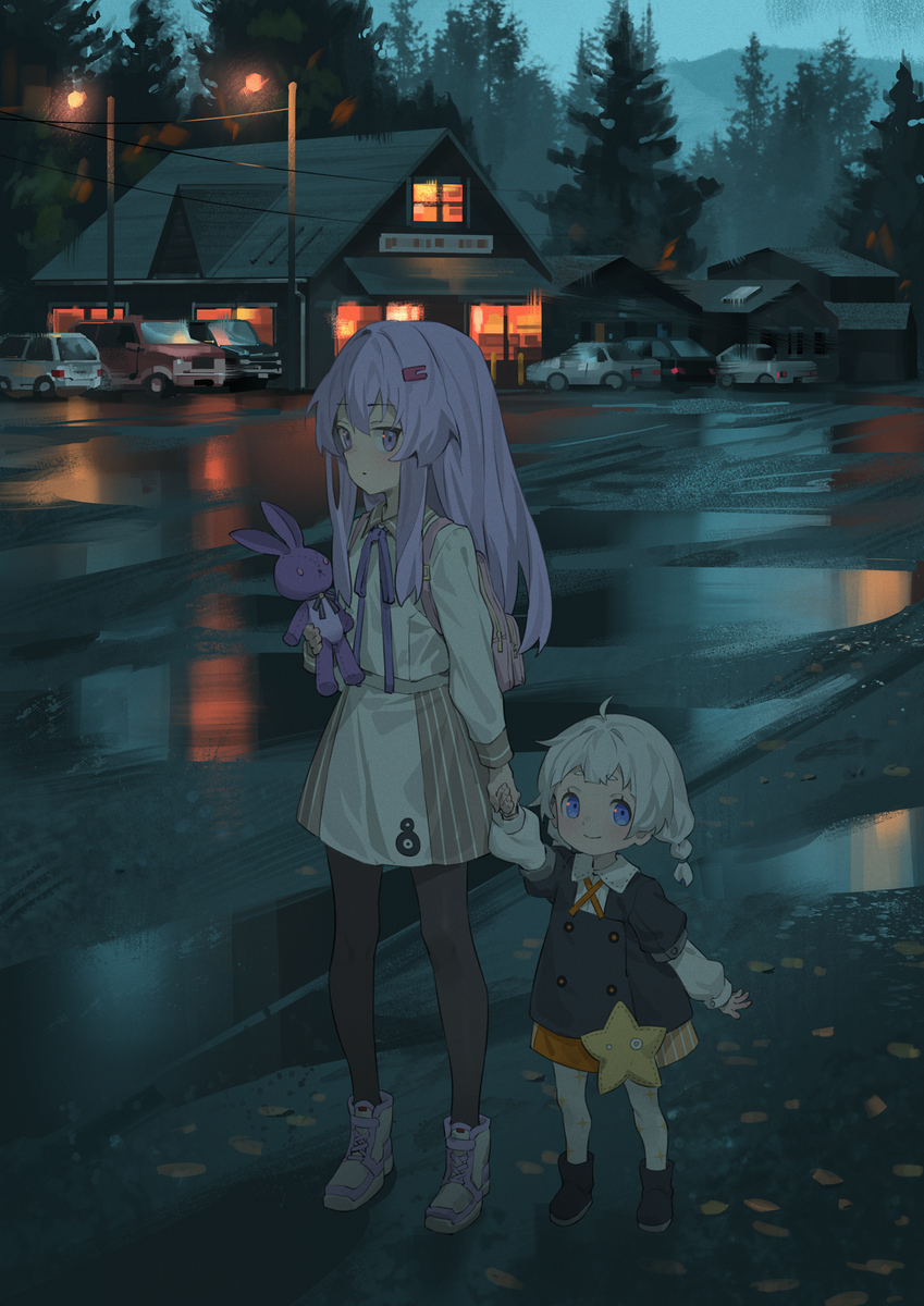 This is a pixiv picture whose title is ゆかりさんとあかりちゃん.