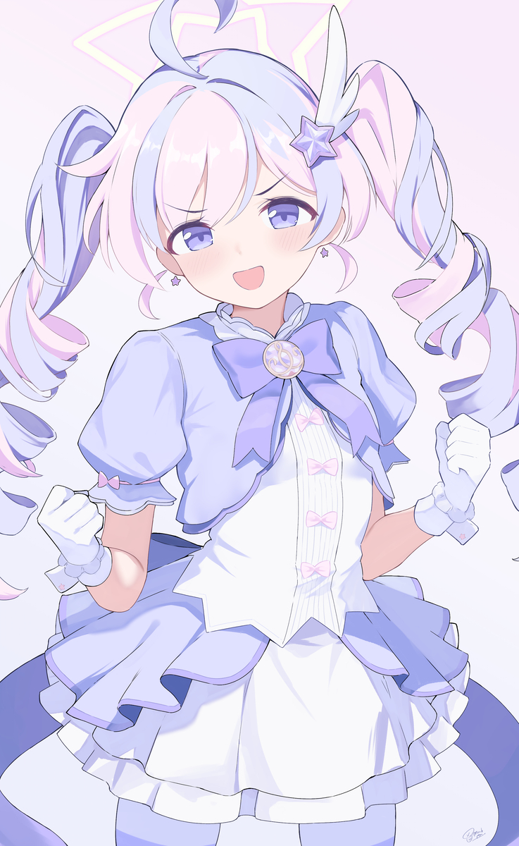 This is a pixiv picture whose title is 魔法少女ヘヴィキャリバー テルミットピンク！.