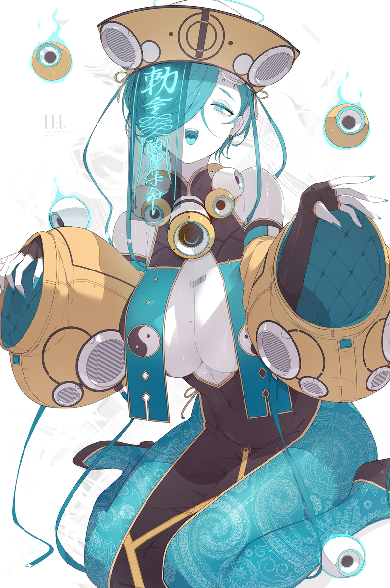 This is a pixiv picture whose title is Jiangshi.