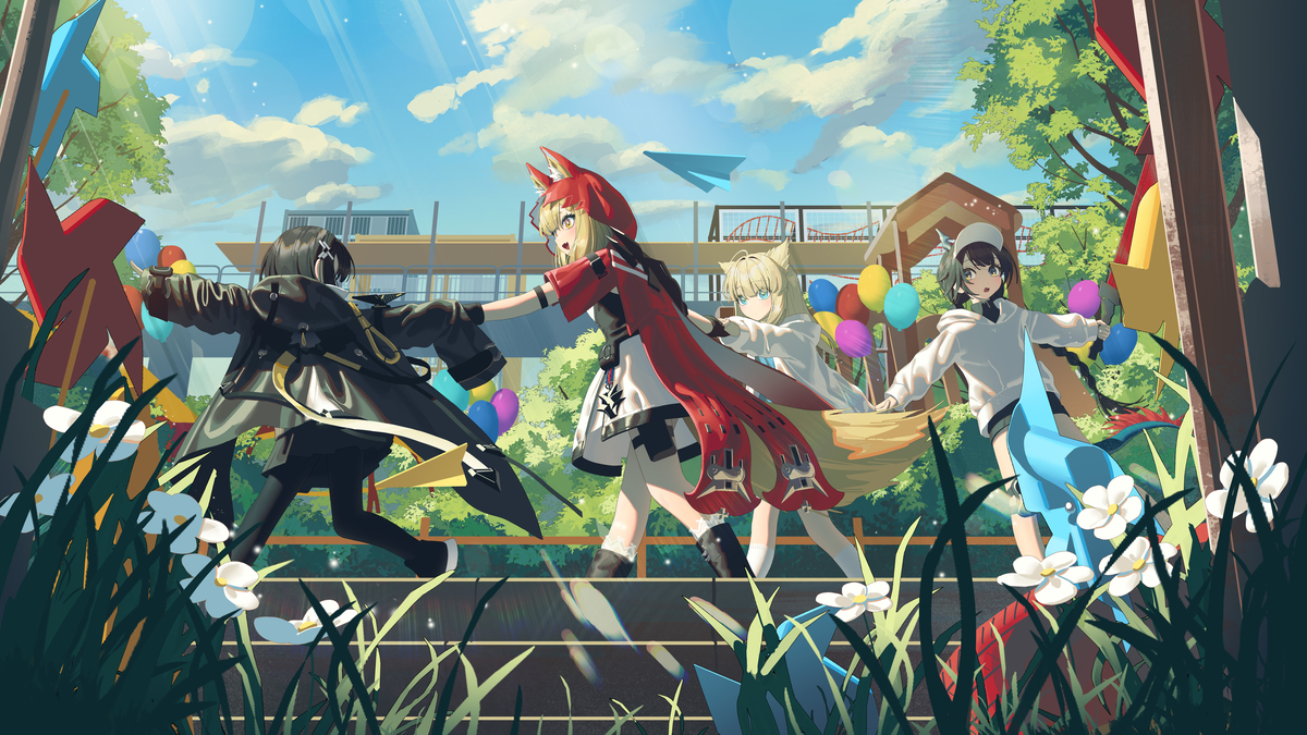This is a pixiv picture whose title is Day-31 儿童节就让洛茜姐姐带大家出去玩吧.