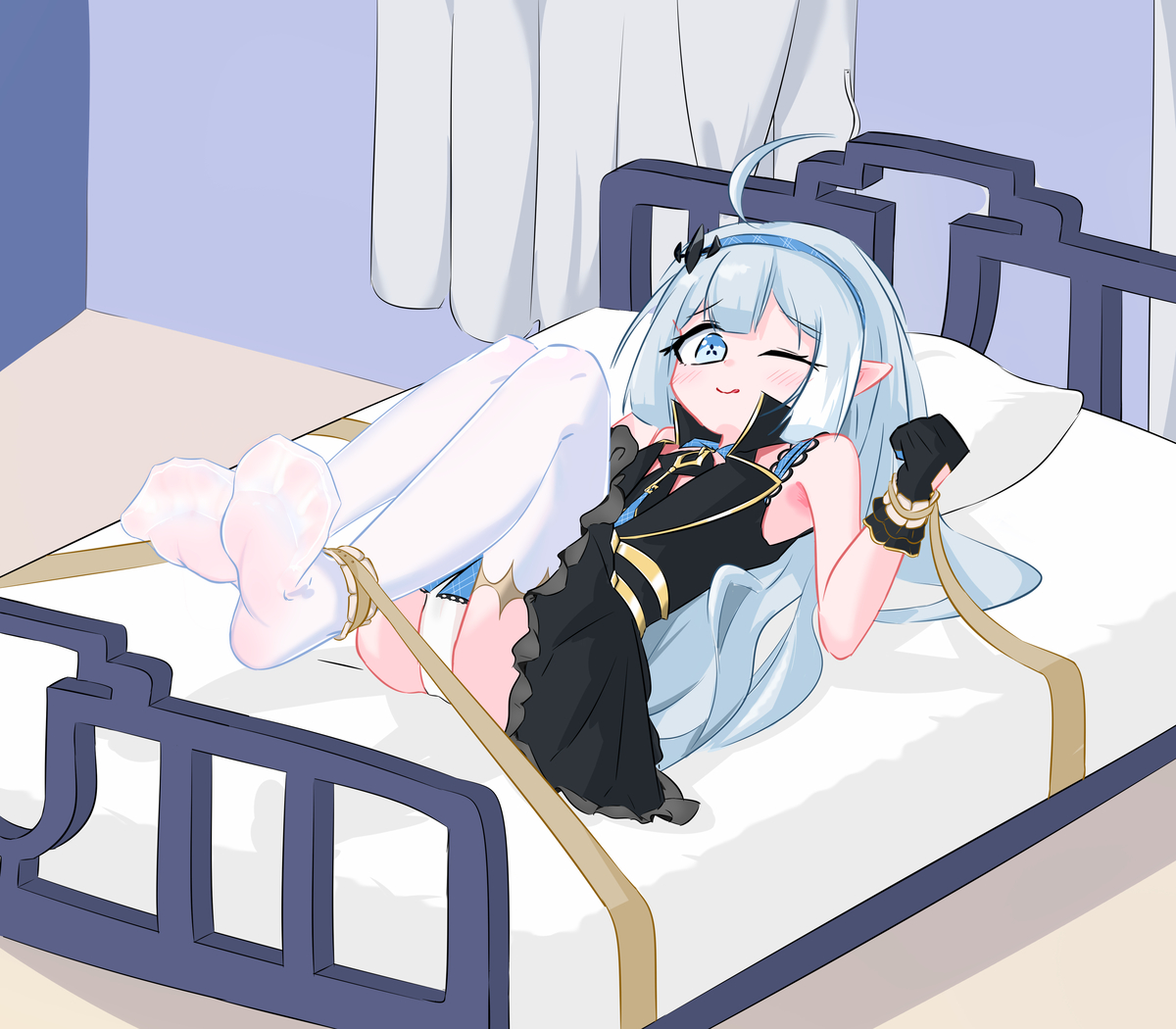 This is a pixiv picture whose title is 儿童节就要吃儿童餐的小魔王😈.