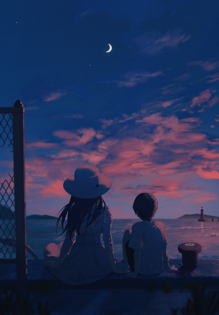 This is a pixiv picture whose title is 入相.