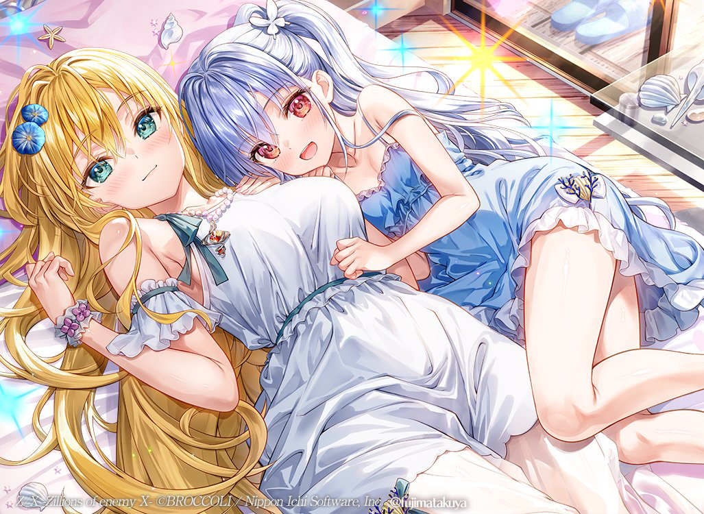 This is a pixiv picture whose title is あづみ＆リゲル サマーリゾートVer..