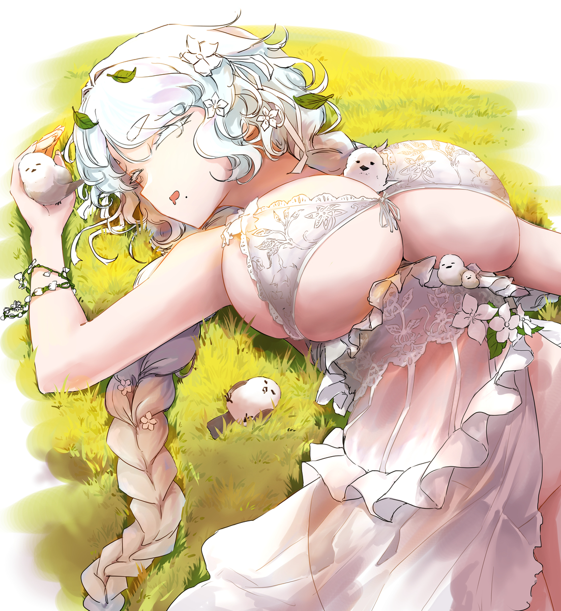 This is a pixiv picture whose title is Trina and Little Friends.