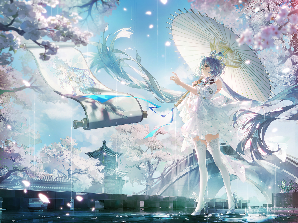 This is a pixiv picture whose title is 霜雪千年.