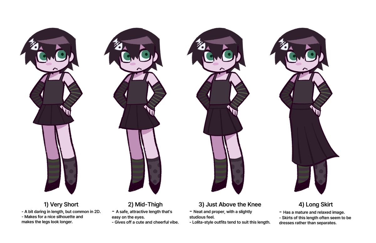 This is a pixiv picture whose title is What's your favorite length?.