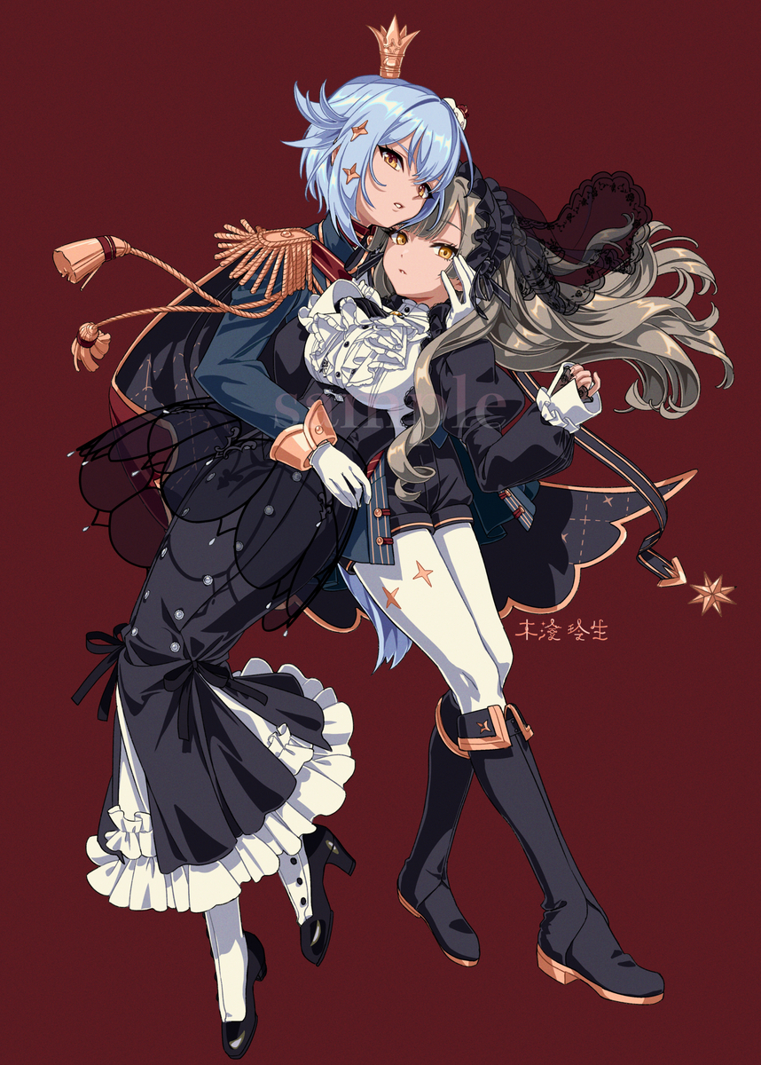 This is a pixiv picture whose title is 【佃煮のりお】輪舞-revolution.