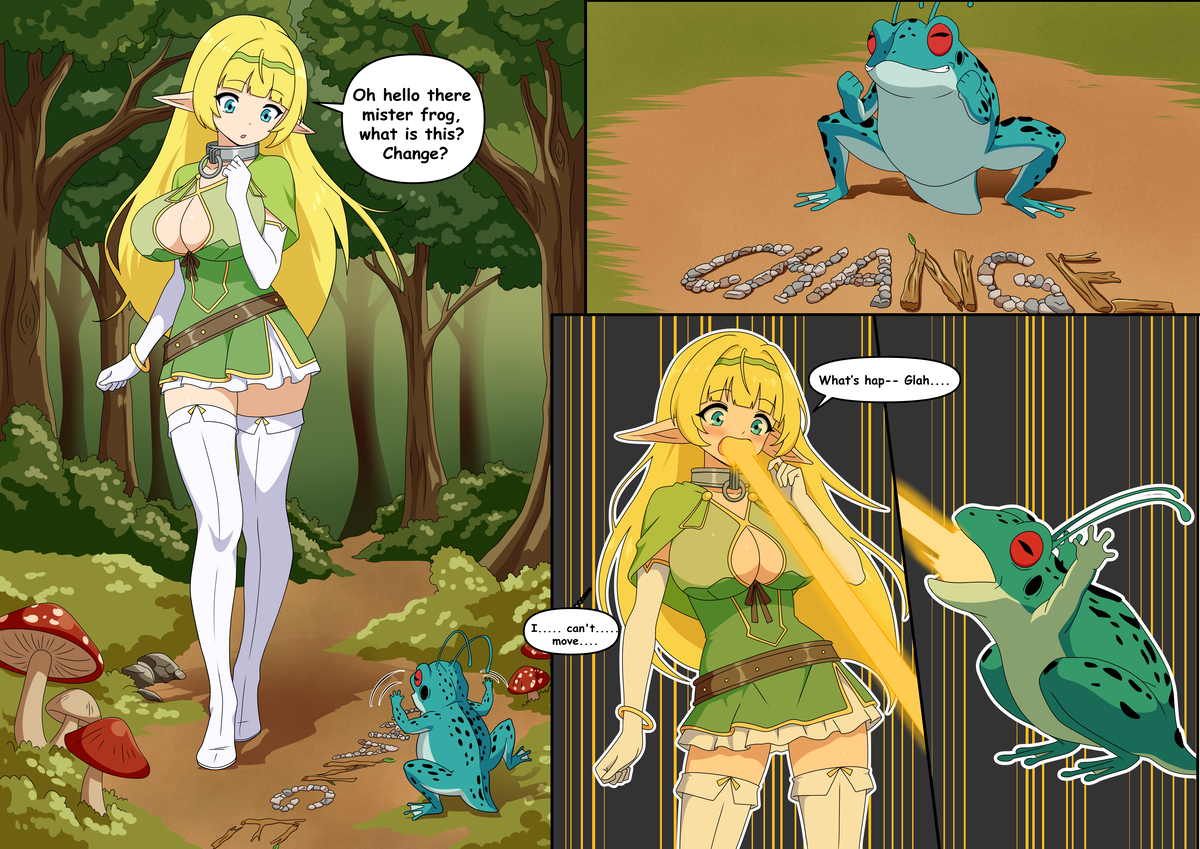 This is a pixiv picture whose title is When Shera Meets Captain Ginyu.