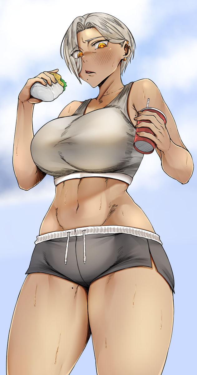 This is a pixiv picture whose title is 🖤☀.