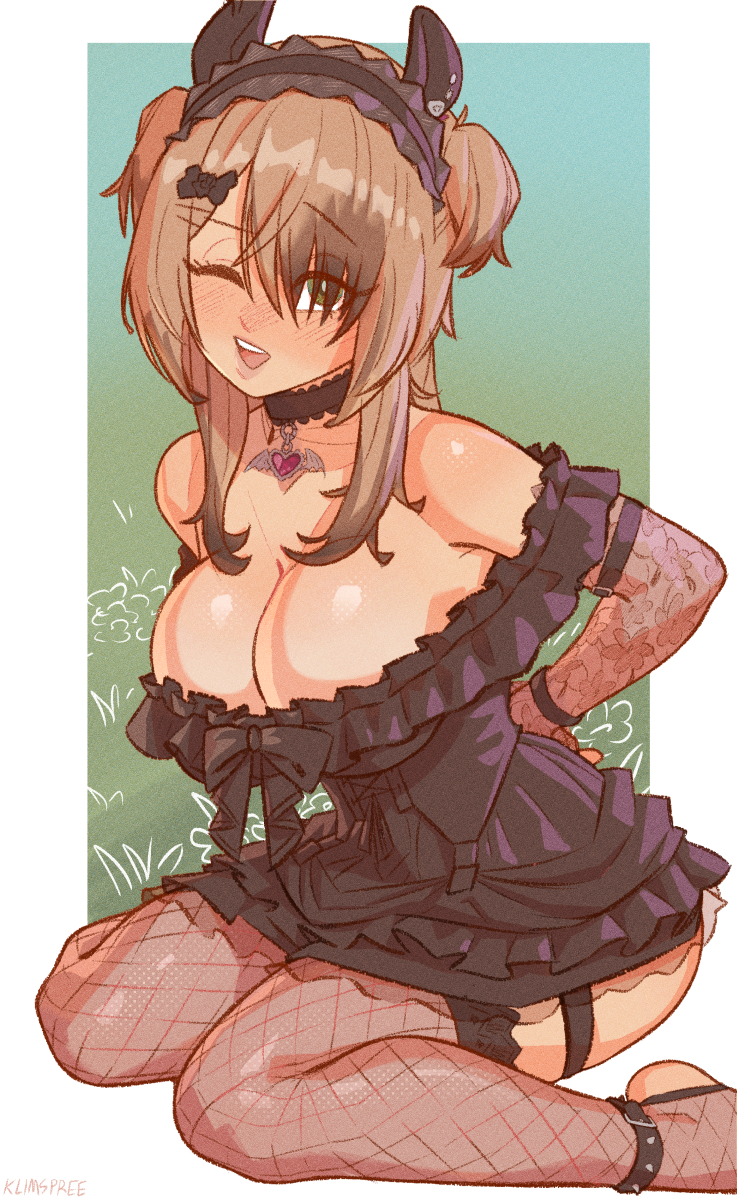 This is a pixiv picture whose title is Goth Nimi.