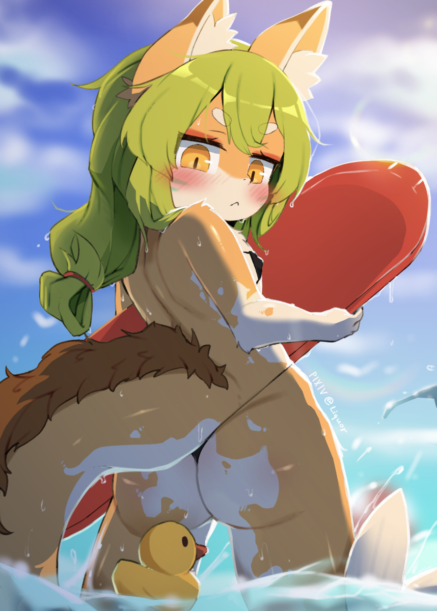 This is a pixiv picture whose title is ビーチパーティー.