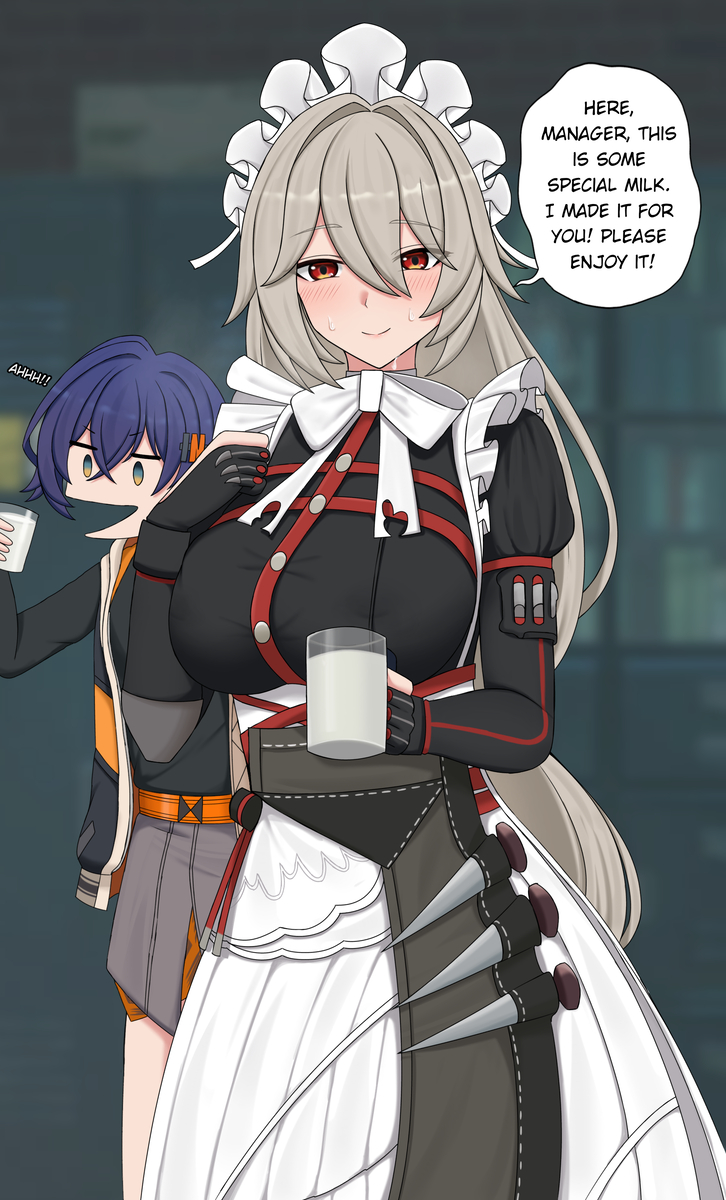 This is a pixiv picture whose title is Rina Special milk!.