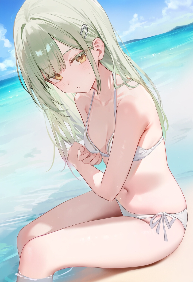 This is a pixiv picture whose title is 睦头.