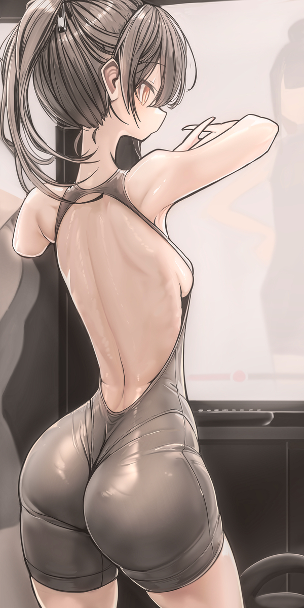 This is a pixiv picture whose title is ウォーミングアップ.