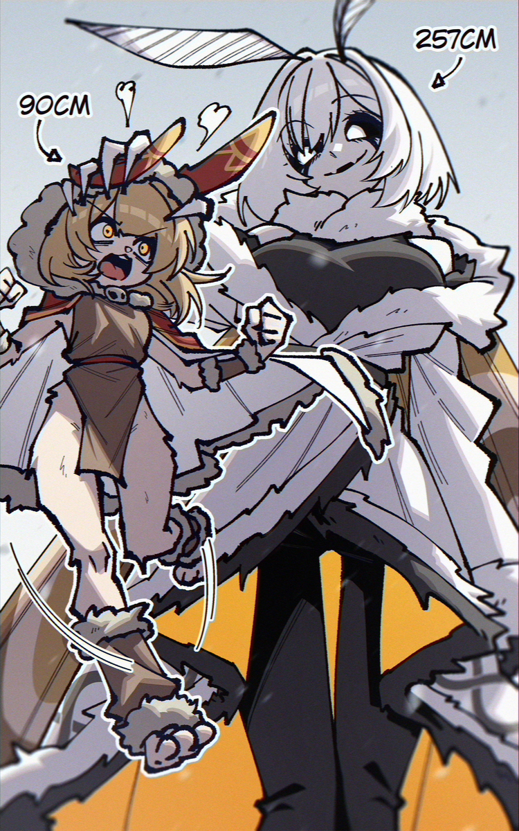 This is a pixiv picture whose title is Caught a wild rabbit.