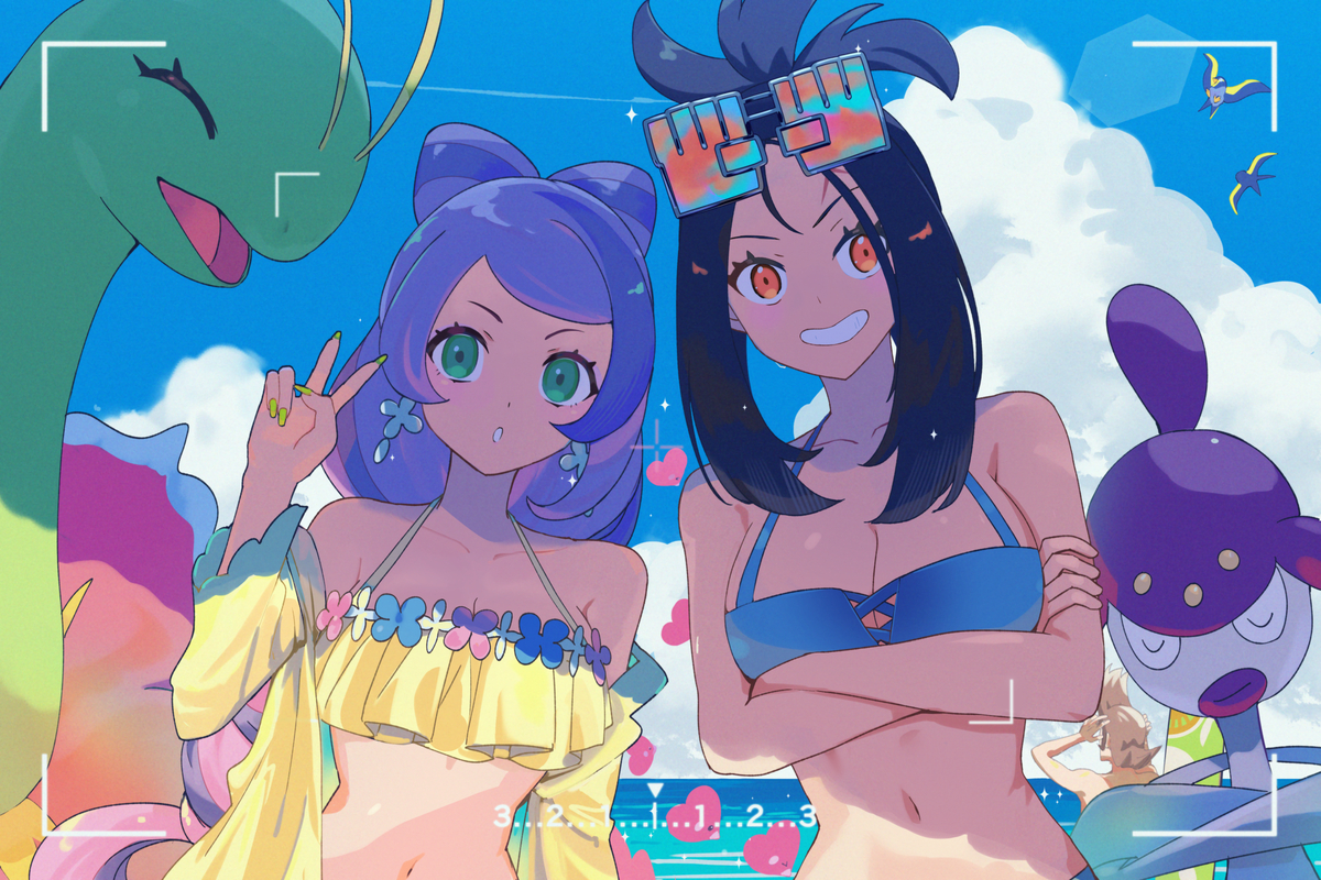 This is a pixiv picture whose title is summer.