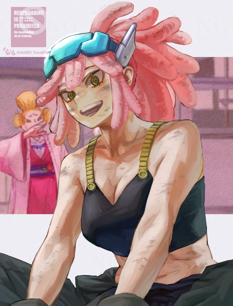 This is a pixiv picture whose title is ヒロアカ　イラスト.