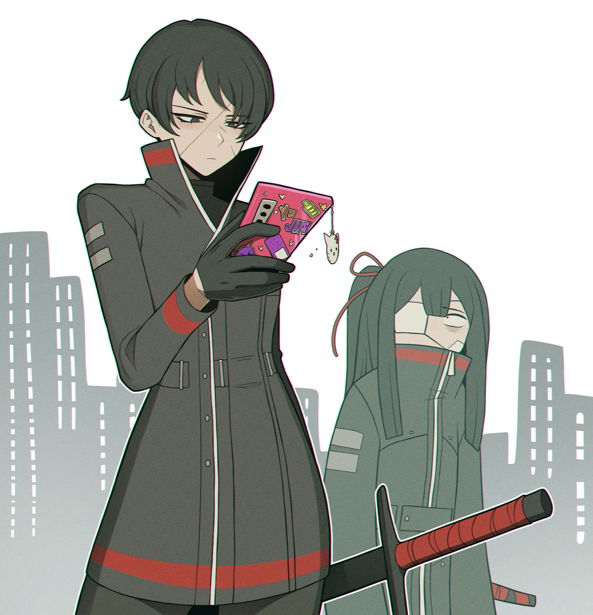 This is a pixiv picture whose title is 유진.