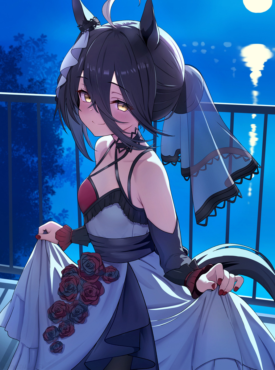 This is a pixiv picture whose title is 花嫁カフェ.