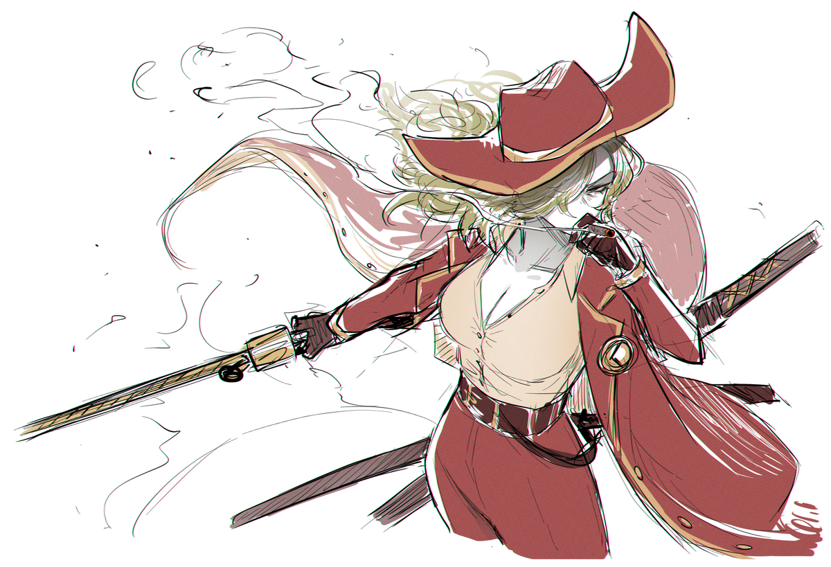 This is a pixiv picture whose title is 낙서.