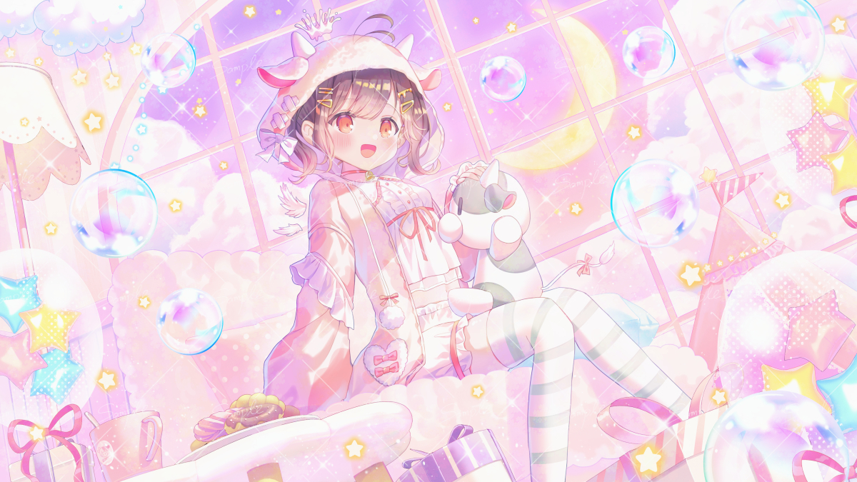 This is a pixiv picture whose title is 【お仕事】たここさん待機画面動画.
